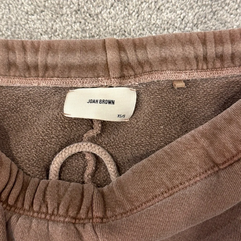 Joah Brown EMPIRE JOGGER in COCOA FRENCH TERRY cotton size XS/Small - Picture 7 of 12